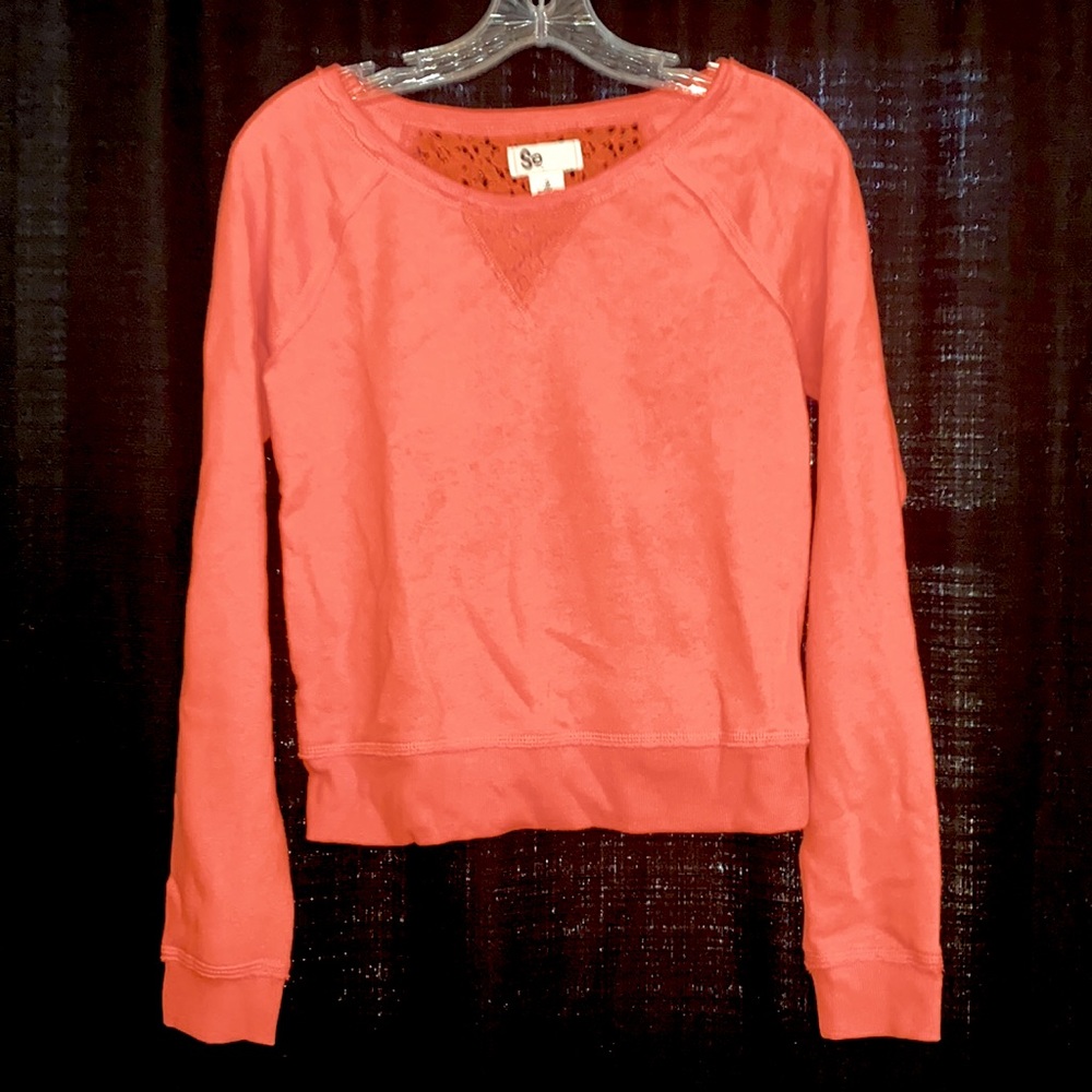 Coral Top Lace Back